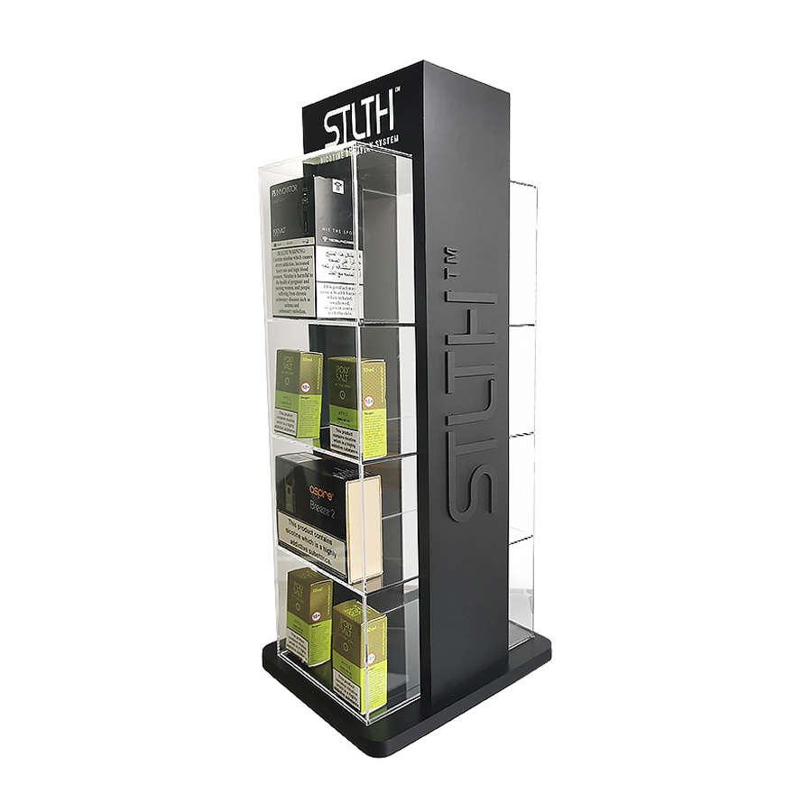 STLTH Custom design Acrylic Vape Pack display stand